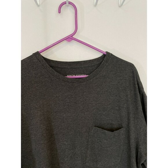 High Sierra Men's Short Sleeve Crew Neck Pullover Gray Tee Sz Large Cotton Work - Picture 3 of 9